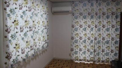 インハウスの刺繍カーテンでエレガントにコーディネート　　　　　大阪府堺市