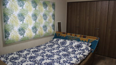 ハワイアン、リゾート風の輸入カーテンでお部屋をオシャレにコーディネート。大阪府茨木市