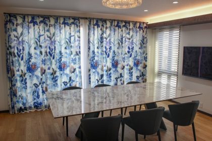 FISBA フローラルピン　カーテン　丹波篠山